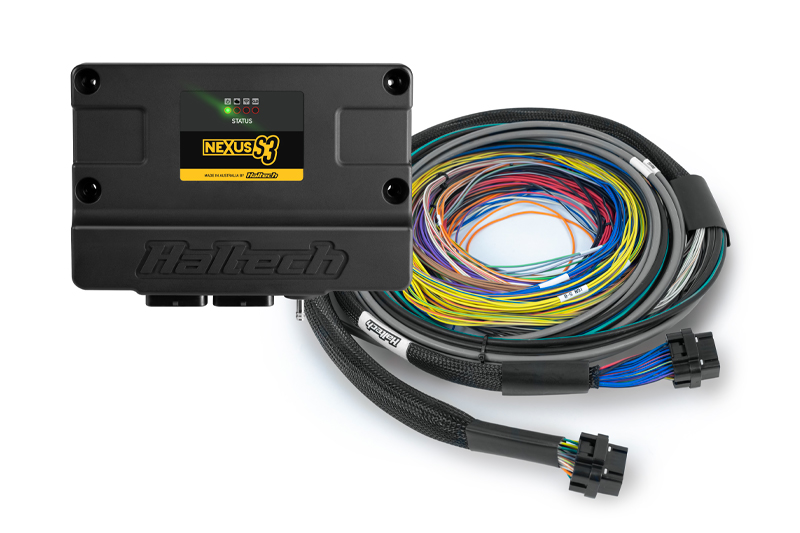 Haltech HT-213200 Nexus S3 ECU + Universal Wire-in Harness - 2.5m (8')